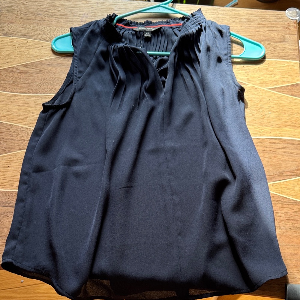 Banana Republic Black Sleeveless Top